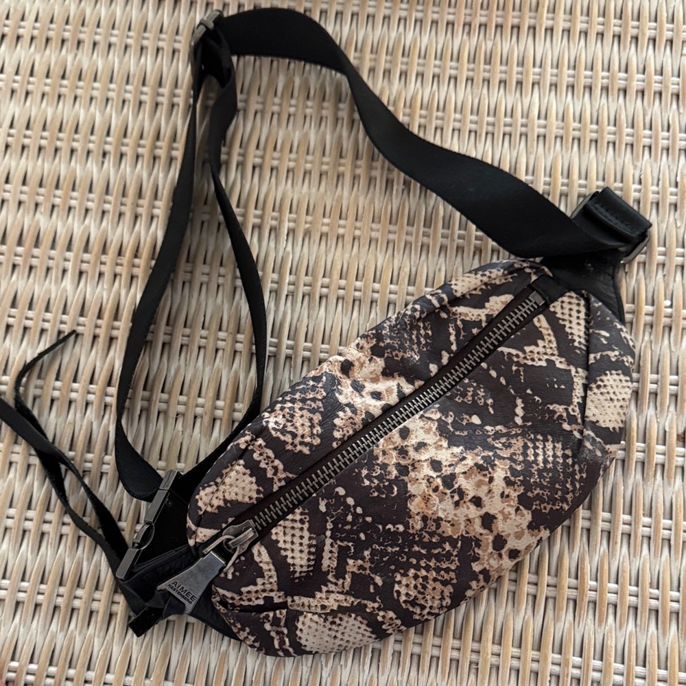 Aimee Kestenberg Snake Print Crossbody Bag